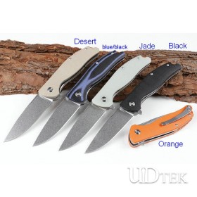 Bear Head YD01 axis folding knife with G10 handle UD405308